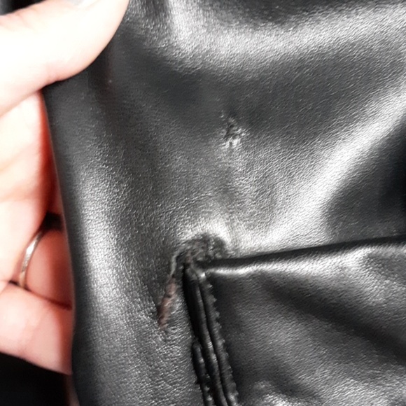 Black pleather jacket - Picture 5 of 8